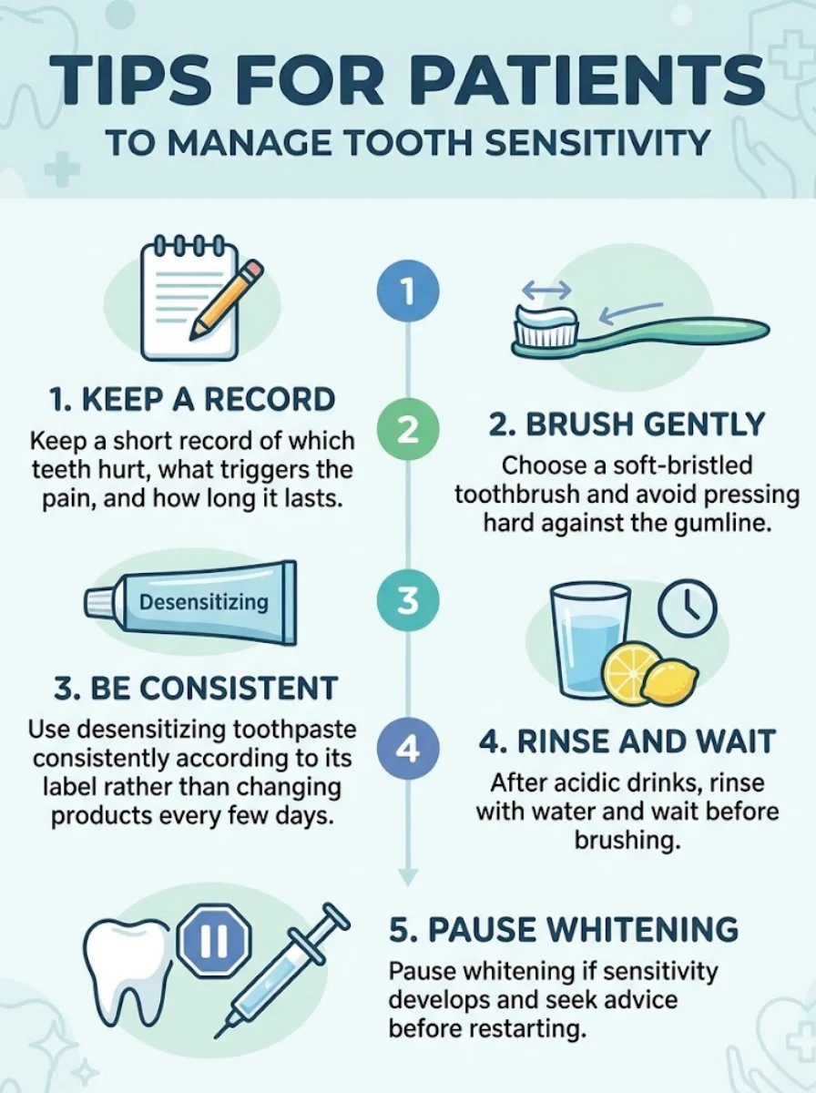 Dentine Hypersensitivity infographic